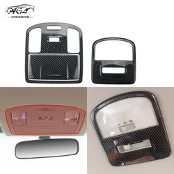 ABS Carbon Fiber Color Front Rear Reading Lamp Cover Frame Trim for Toyota Fortuner 2016 2017 2018 2019 2020 2021 2022