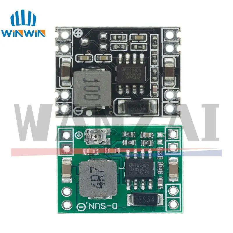 DC-DC 3A Buck Step-down Power Supply Module MP1584EN 5V-12V 24V to 5V 3.3V 9V 12V Fixed Output  for Arduino Replace LM2596