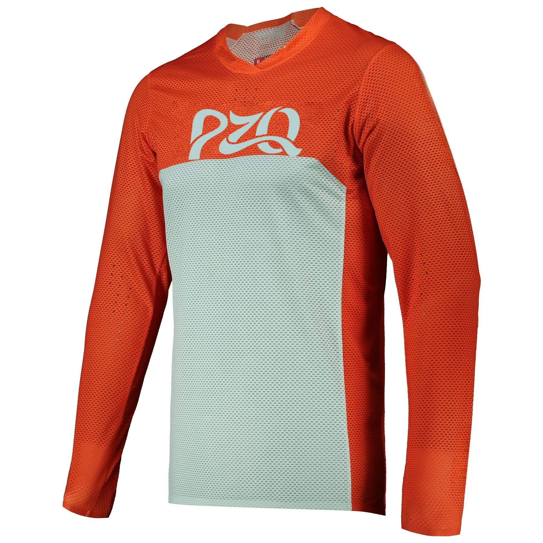 

New Brand Men pzq Downhill Mountain Bike Cycling Clothing Extreme Sports Quick Drying Long Sleeve Sun-proof Printed TShirt S-4XL