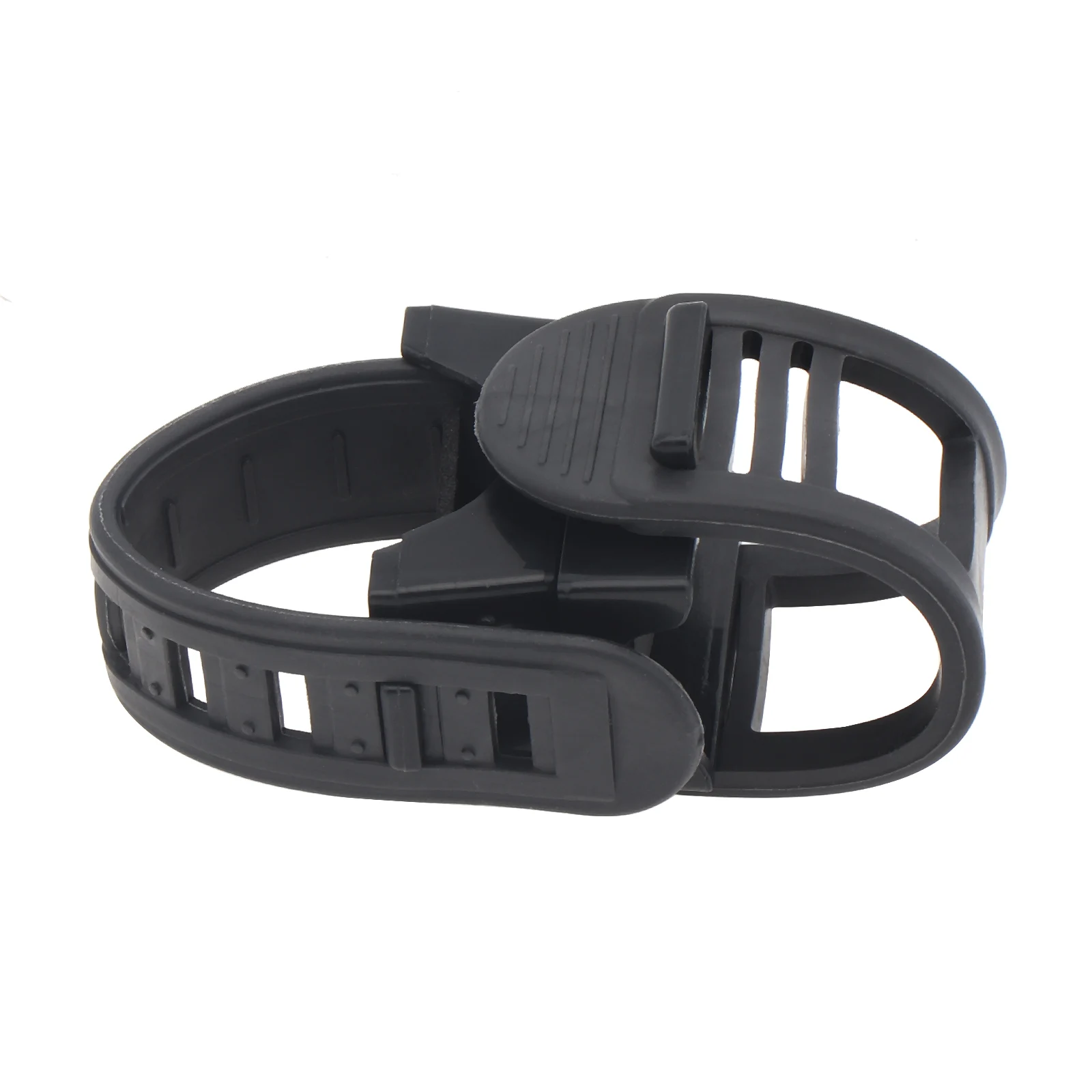 Universal 360 Degree Adjustable Rubber Straps Bicycle Flashlight Clamp Headlight Holder for  LED Flashlights