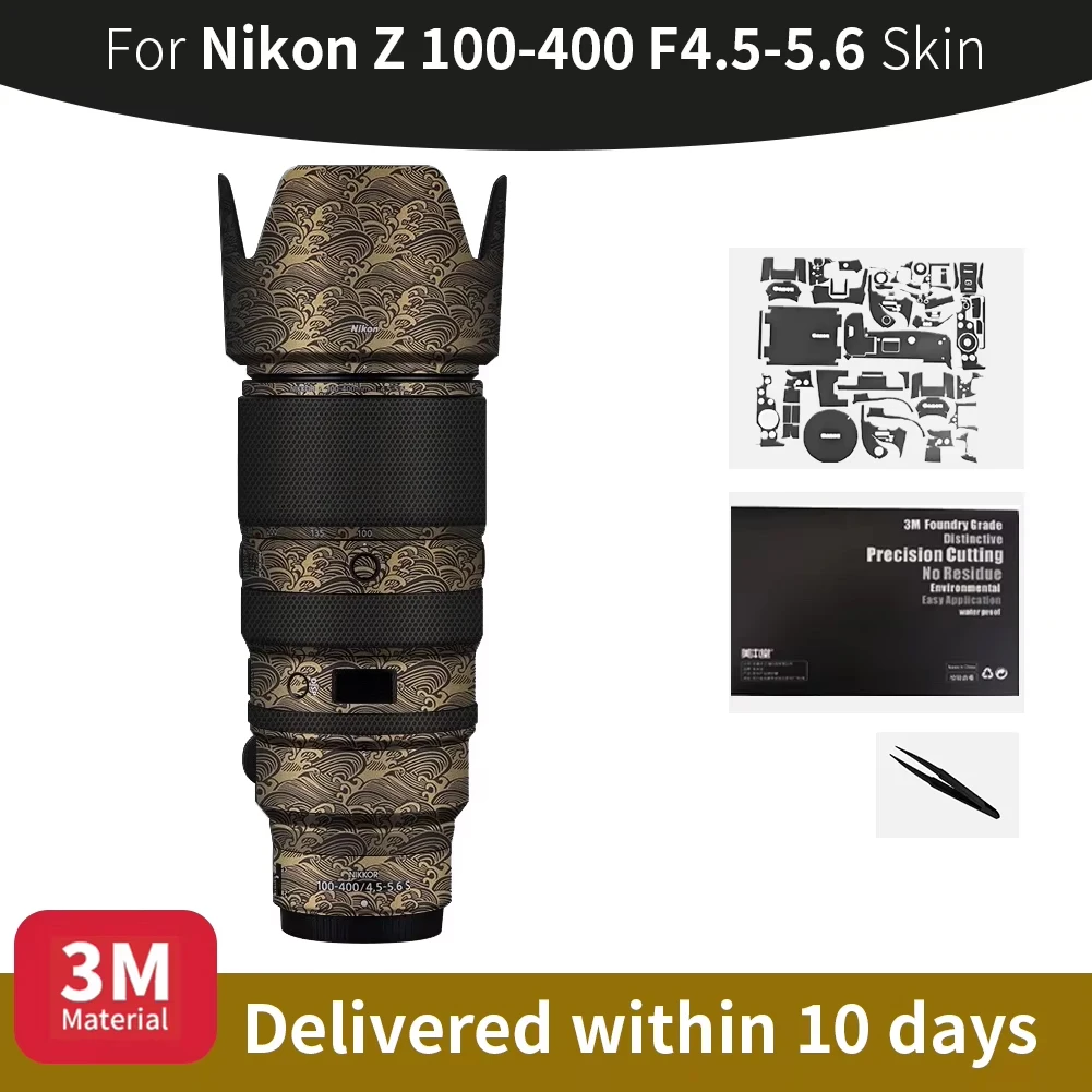 

For Nikon 100 400mm Skin Nikon Z 100-400 F4.5-5.6 Camera Lens Skin Anti-scratch Camera Lens Sticker protective film