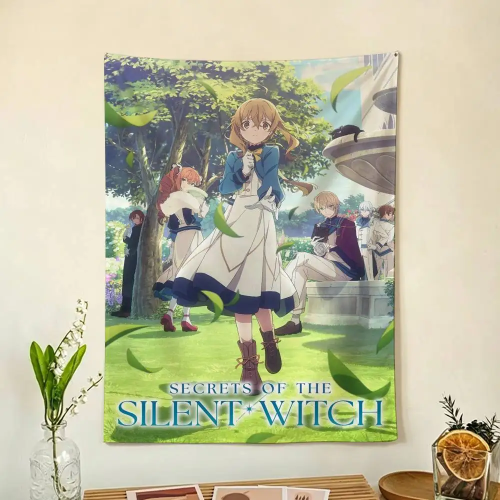 S-Silent W-Witch Anime Flag Digital Printing Banner for Garage Wall Out Door Decoration