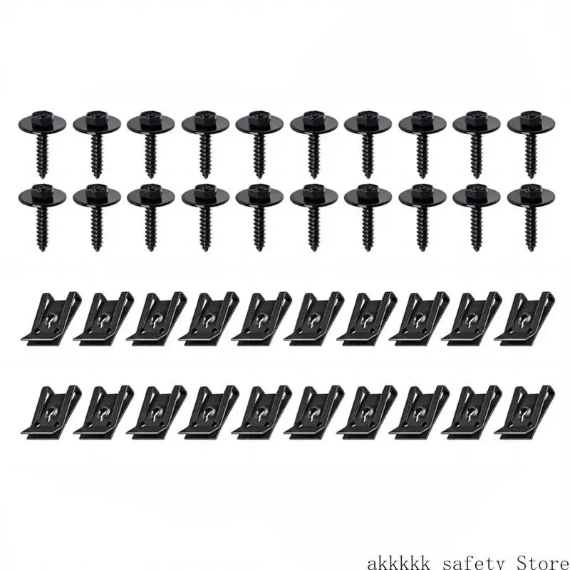 برغي عالمي XXFF مع تصميم مقاوم للاهتزاز ومشبك حماية الطين التلقائي بغسالة U