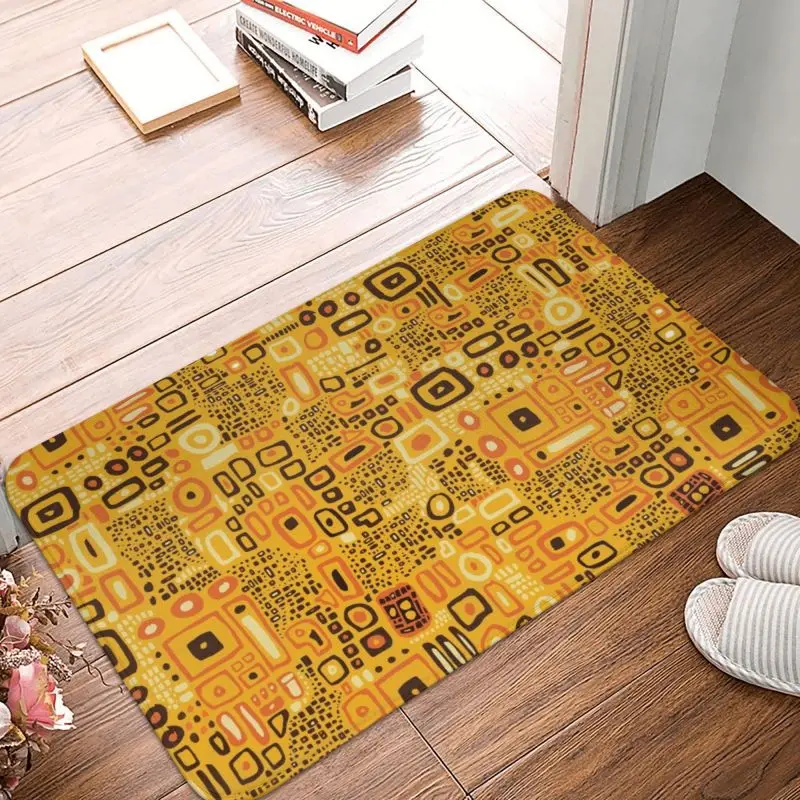 Custom Gustav Klimt Klimt Painting Pop Art Doormat Mat Anti-Slip Pattern Kitchen Bath Balcony Rug Carpet 40*60cm