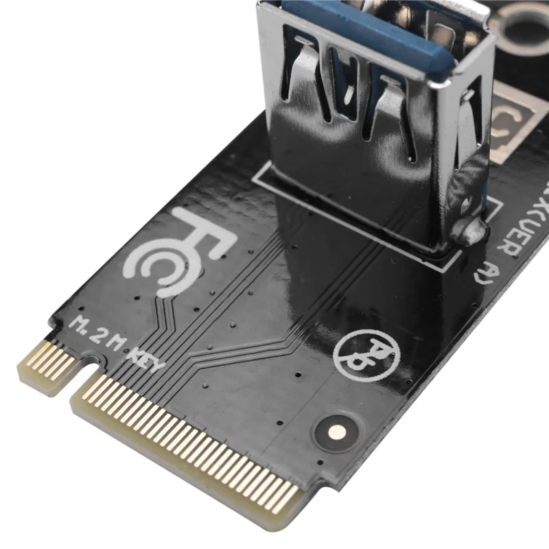 3X M.2 To PCI-E X16 Slot Adapter Card NGFF Pcie Riser Card NVME VGA Extension Cable For Miner Mining