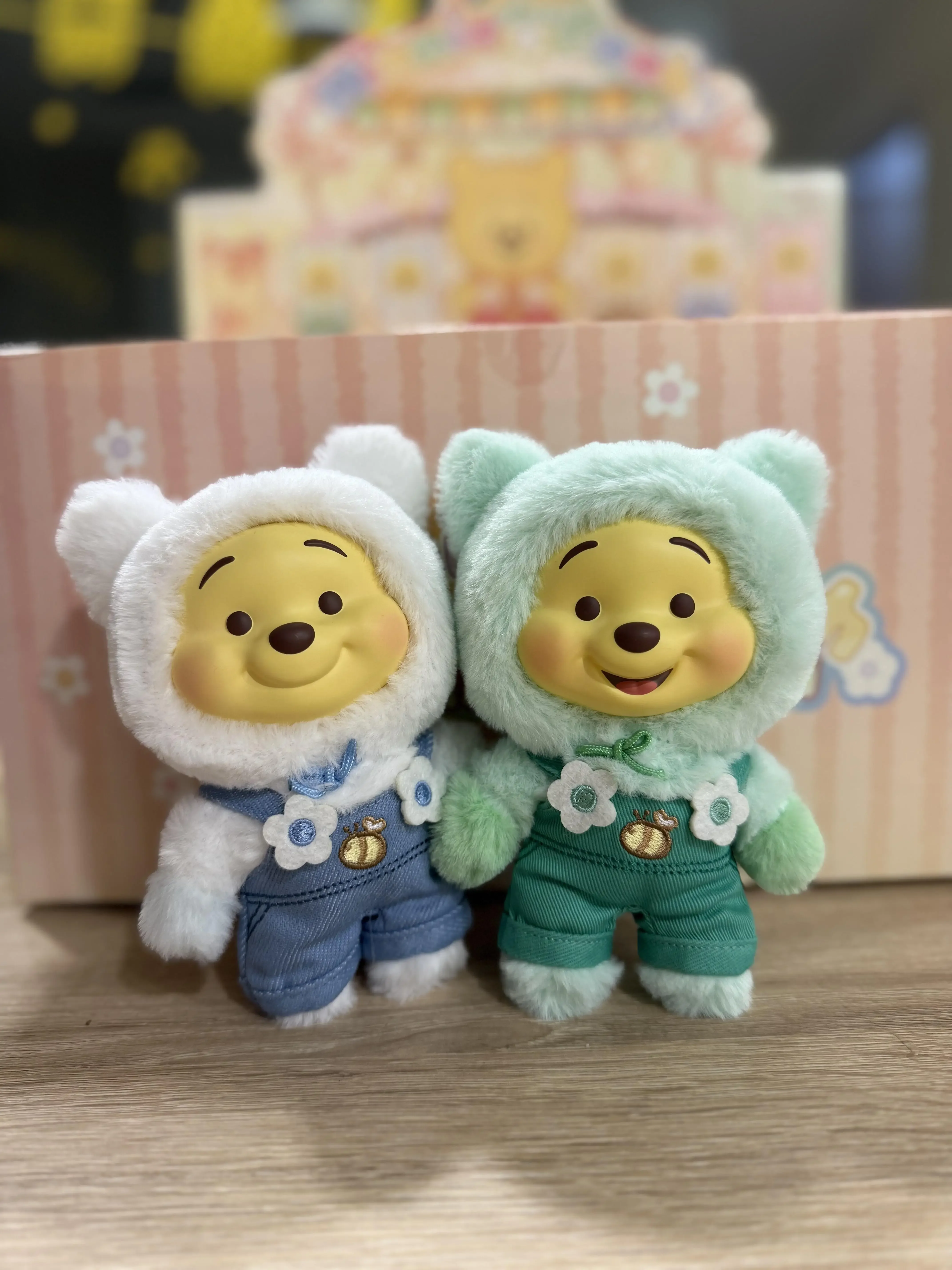 New Disney Winnie the Pooh Candy Series Blind Box Cute Vinyl Face Pendant Pupu Bear Doll Bag Pendant Holiday Gift