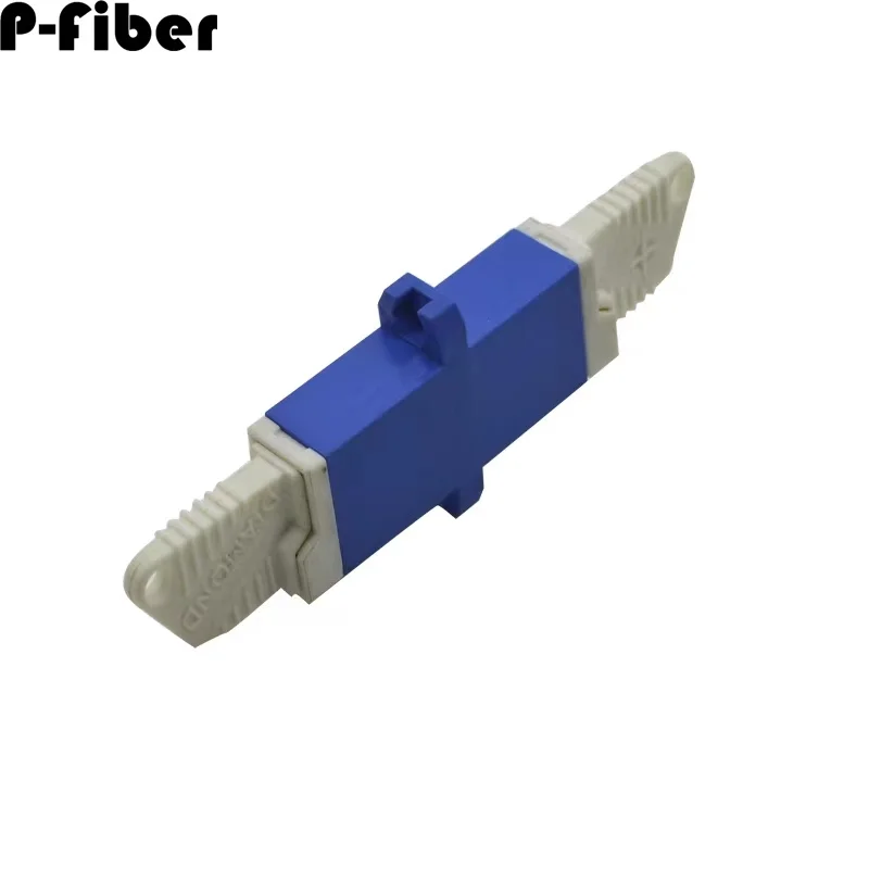 Fiber Optic Flange E2000 Adapter 10pcs Simplex Fiber Coupler Fiber Optic Connector blue