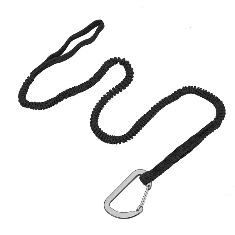 2 Pack Kayak Paddle Leash, Paddle Board Leash Fishing Lanyard Tool With Carabiner Kayaking Accessories