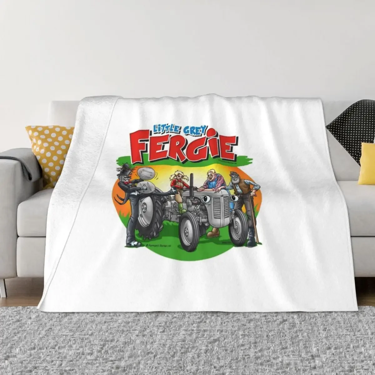 

Little Grey Fergie and friends Throw Blanket Furry halloween Extra Large Throw Blankets