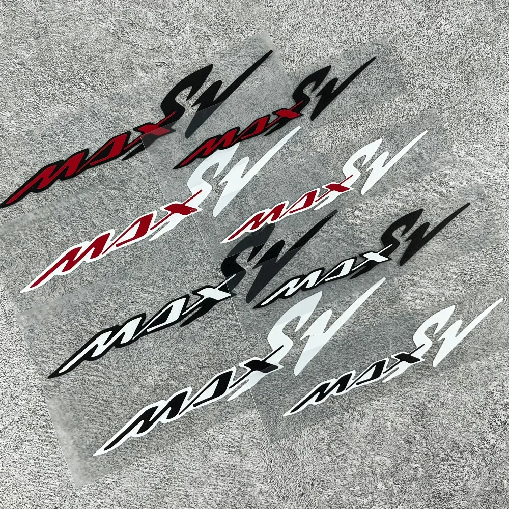 

2Pcs Red White Black Letter Vinyl Sticker Waterproof Decal for Bike Car Laptop Decor
