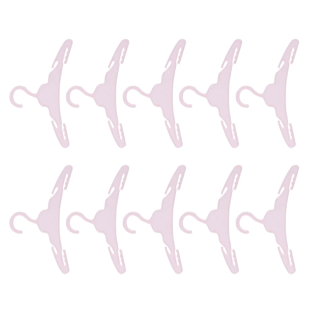 

10 Pcs Hanger Clothes Management Plastic Dolls Hangers Accessories Hanging Rack Outfit Tidy