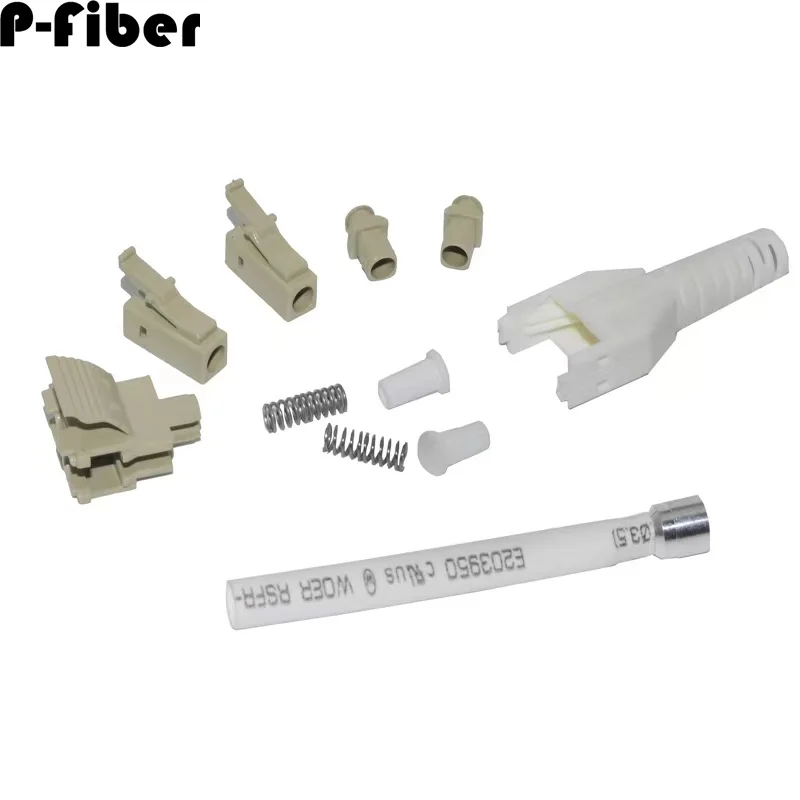 

Fiber Connector LC 20pcs optic Uniboot One Tube Double Core Multimode Optical Fiber Jumper Coupler Optical Fiber Adapter