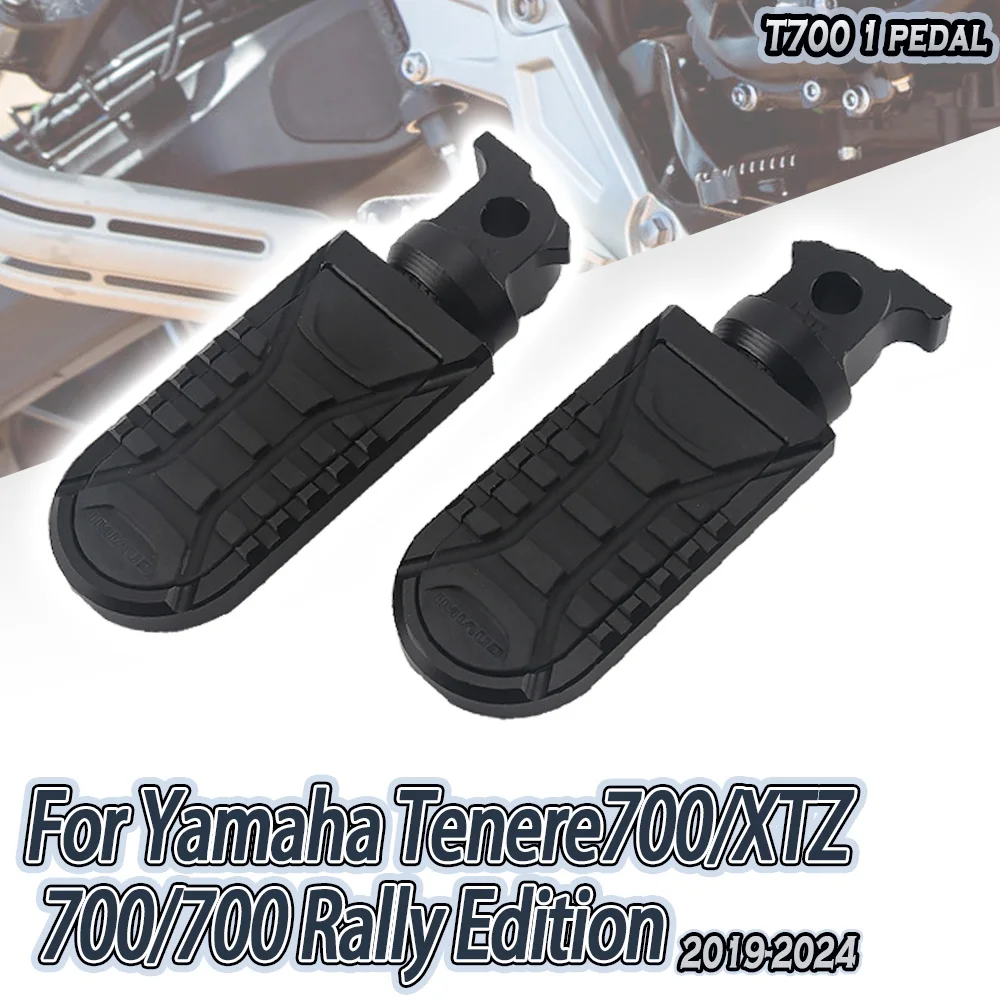

360 Degree Rotatable Foot Rests Rider Foot Pegs Pedal Fit For YAMAHA Tenere 700 XTZ700 Tenere700 Rally Edition 2019-2024