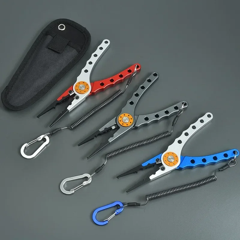 

Multi-functional Luya Pliers Wire Cutter Lines Aluminum Alloy Fishing Pliers Fishing Accessories Fish Mouth Pliers Hook Scissors