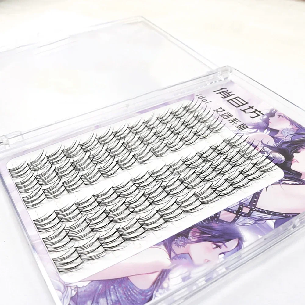 Kasetowe rzęsy rzęsa naturalna rozszerzenie klastra naturalna objętość pojedyncze rzęsy mieszanych tacków do makijaż rzęs narzędzi