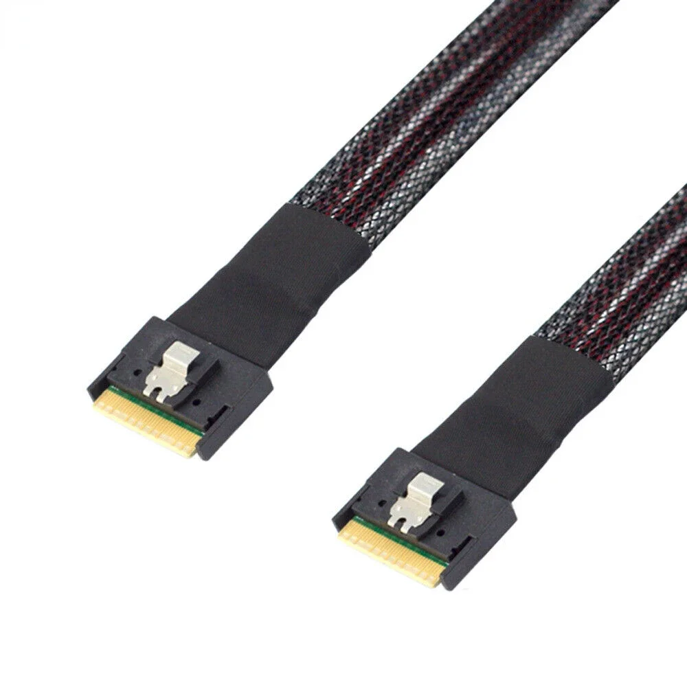 Reliable SlimSAS SFF-8654 8i 4.0 To SlimSAS SFF-8654 74P Server Cable