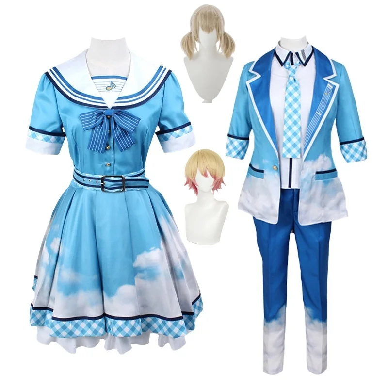 Anime Cosplay Costume Azusawa Kohane Tenma Tsukasa Women Men Halloween Party Dress Uniform Set