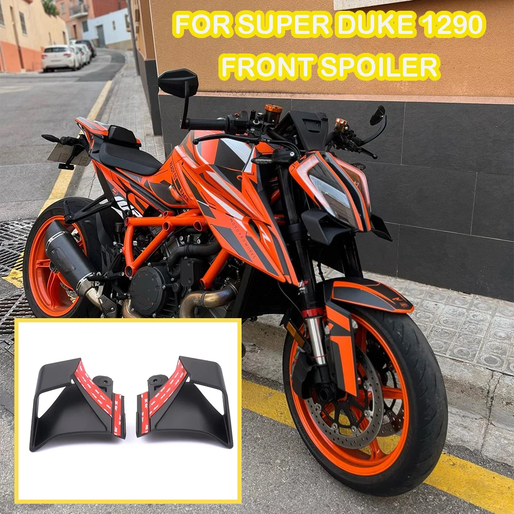 

For SUPER DUKE 1290 2021-2024 Motorcycle Accessories WING DOWNFORCE NAKED FRONTAL SPOILERS Front spoiler Lower spoiler lower lip