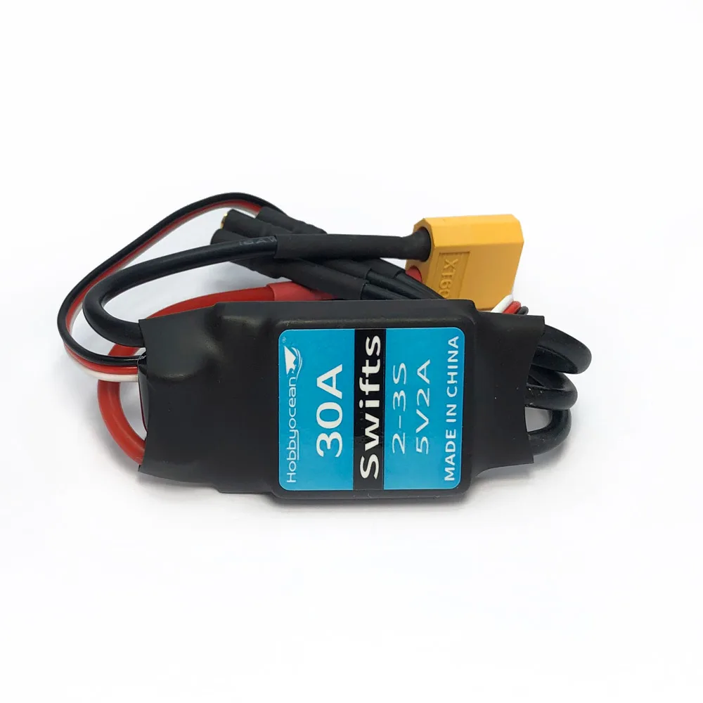 Kontroler prędkości Hobbyocean 10A 20A 30A 40A 50A 80A 100A 125A 200A ESC z UBEC dla Ho ​ Helikopter samolotów RC bbywing Skywalker