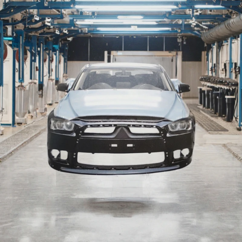 High Quality Plastic Front Bumper Auto Exterior Replacement Parts Fit Lancer Sport 2007-2010 With Safe Packaging
