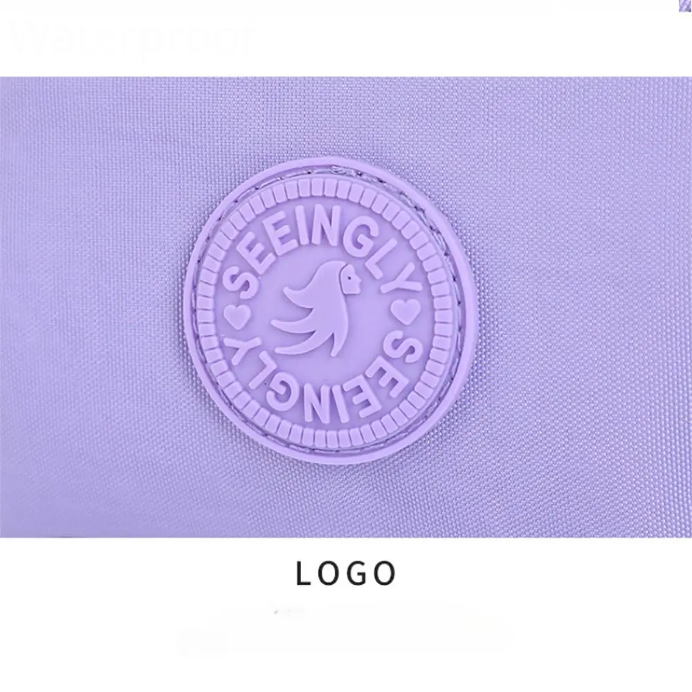 1Pcs Card Holder Coin Bags Large Capacity Zipper Coin Purse Waterproof Three Layers Coin Wallet