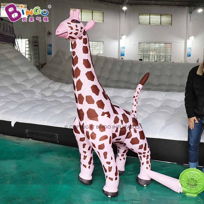 Cute Inflatable Giraffe Cartoon Model Inflatable Animal Model Balloon For Sale/For Outdoor or Indoor Event  Decoration/Display