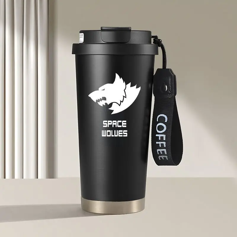 Warhammer 40K Peripheral Water Cup Imperial Aquila Space Marines Portable Coffee Water Cup Two-Dimensional Thermos Cup Gift view 5