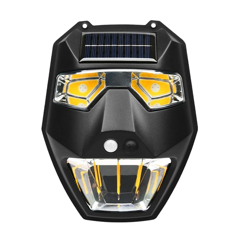 

Outdoor Solar Garden Wall Light Light 5 Modes Garden Landscape Light with Light Control & Infrared Sensor-A31R