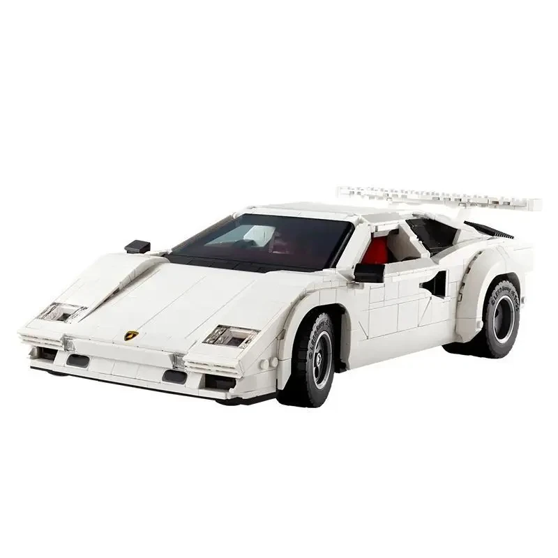 10337 Countach 5000 QV اللبنات سوبر سباق السيارات نموذج 1506 قطعة عيد الميلاد الطوب لعبة تعليمية للأطفال