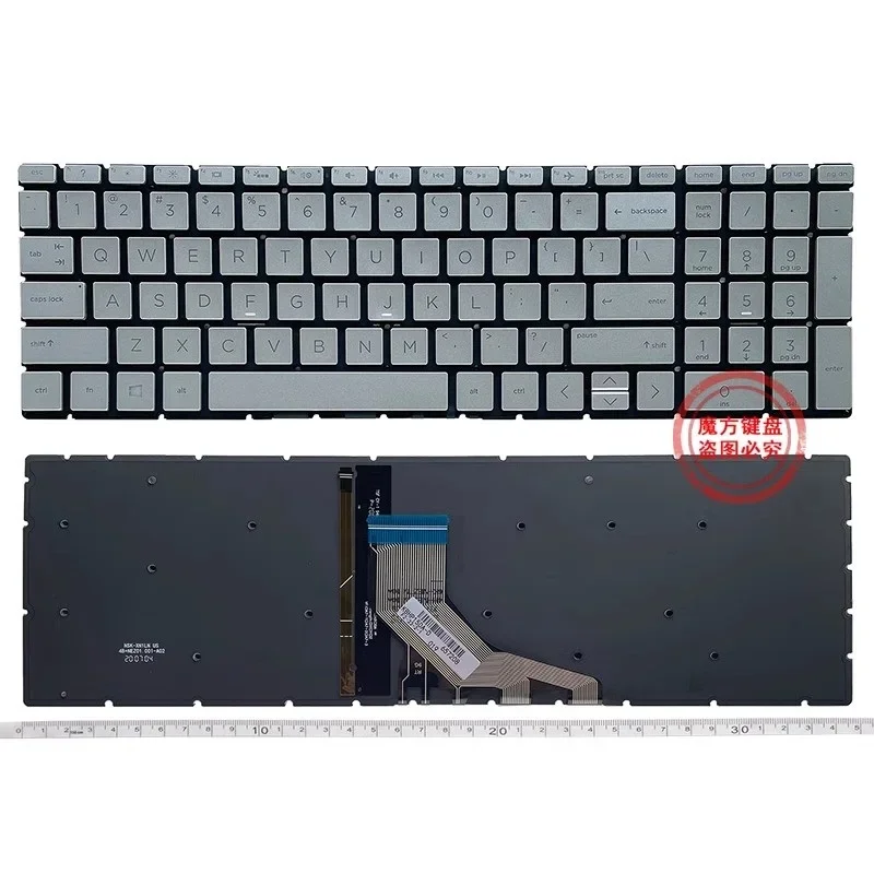 New US Keyboard Backlight For HP 250 G7 255 G7 256 G7 TPN-Q200 Q208 C141 Q241 C151 English Keyboard