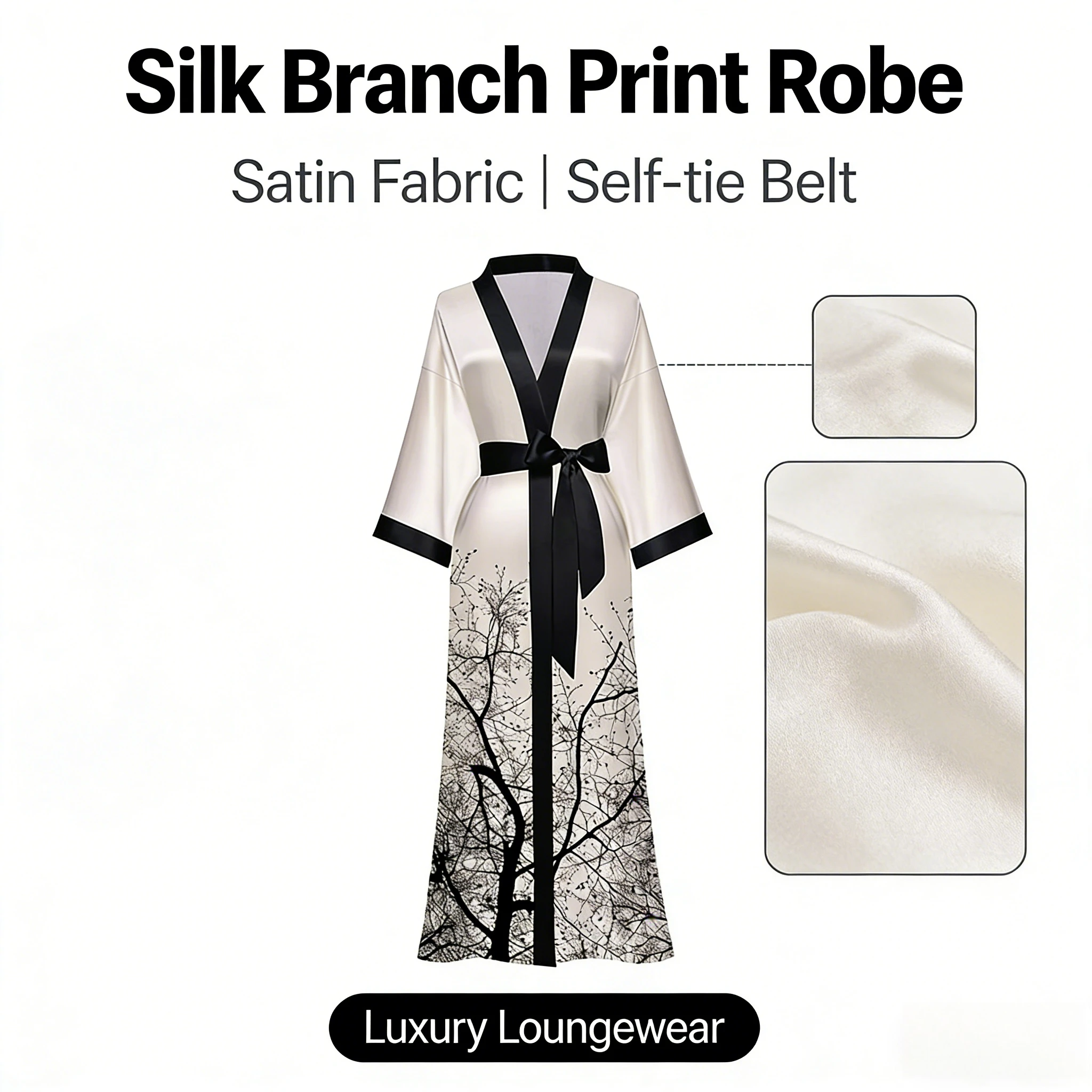 

Атласные женские пижамы с принтом, летние большие размеры, легкие роскошные рукава семь четвертей, крутые длинные пижамы, домашняя одежда для женщин