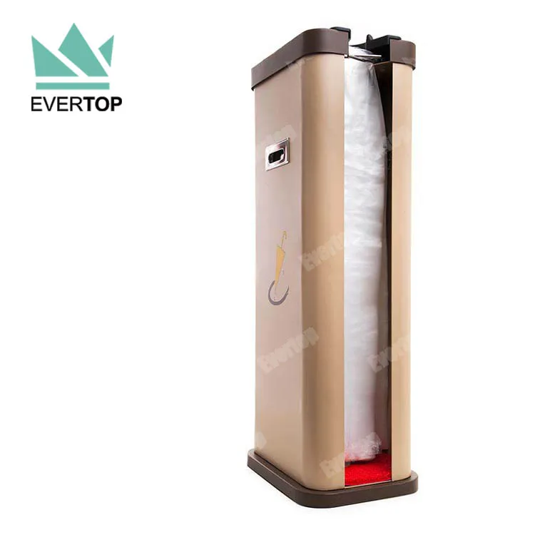 U-05&05B Single Slot Wet Umbrella Wrapper Machine, Automatic Wet Umbrella Wrapping Packing Machine, Umbrella Bag Dispenser