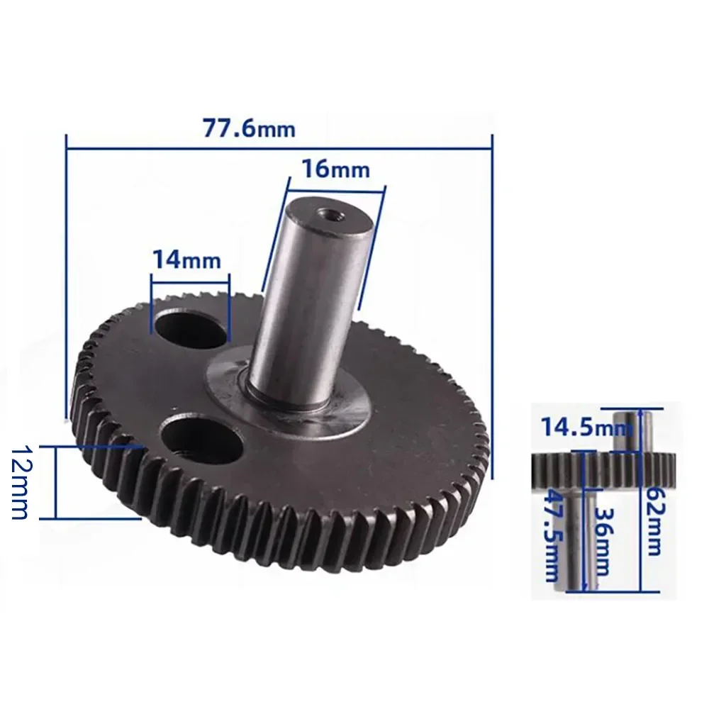 Mini gear for Electric pickaxe GSH11E pick gear accessories Crankshaft gear parts Power tool spare parts Pinion 77mm 60teeth