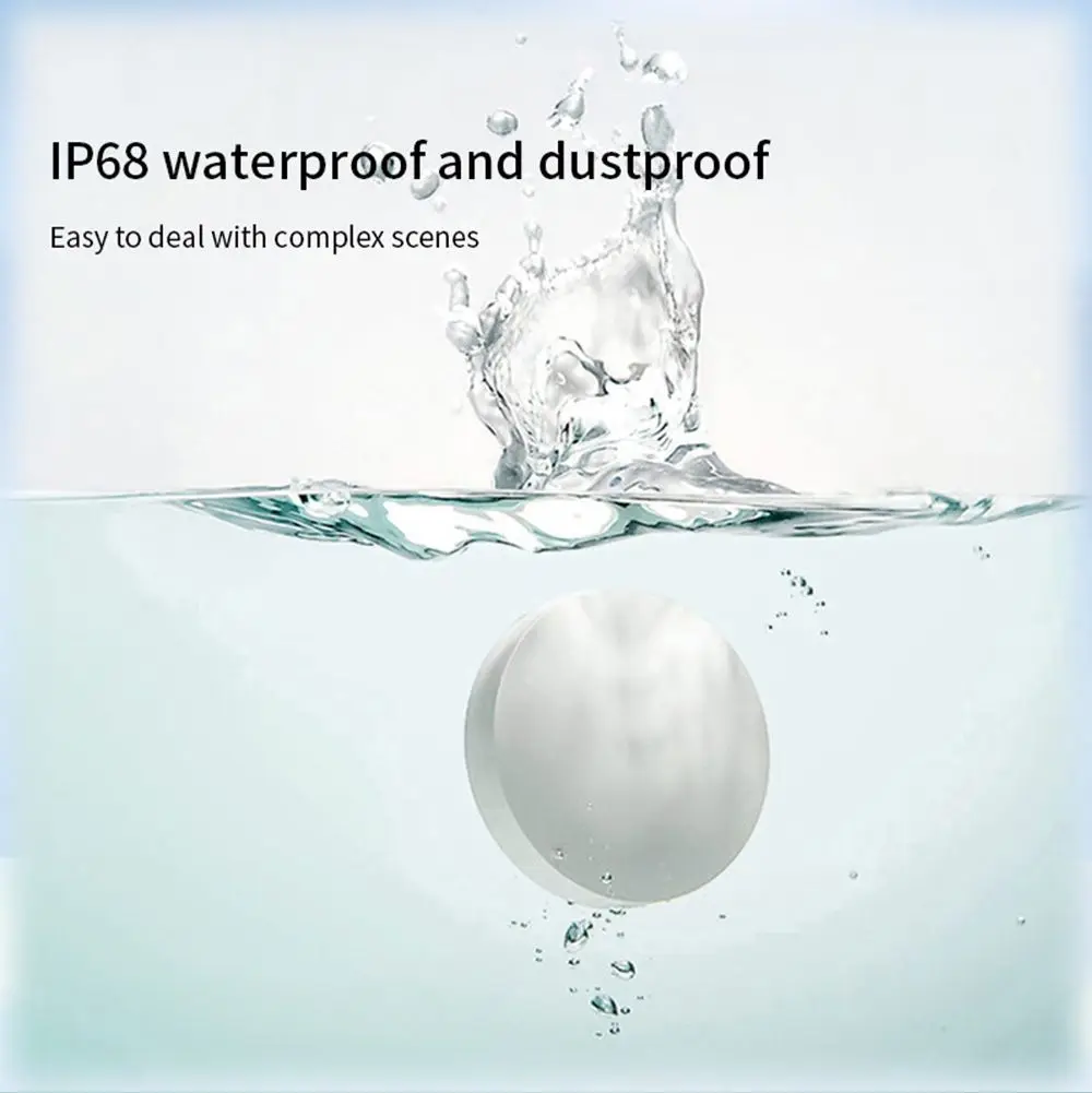 ZigBee Tuya Linkage Water Leakage Sensor App Remote Control Flood Water Leak Detector Alarm Waterproof Overflow Alert Smart Home