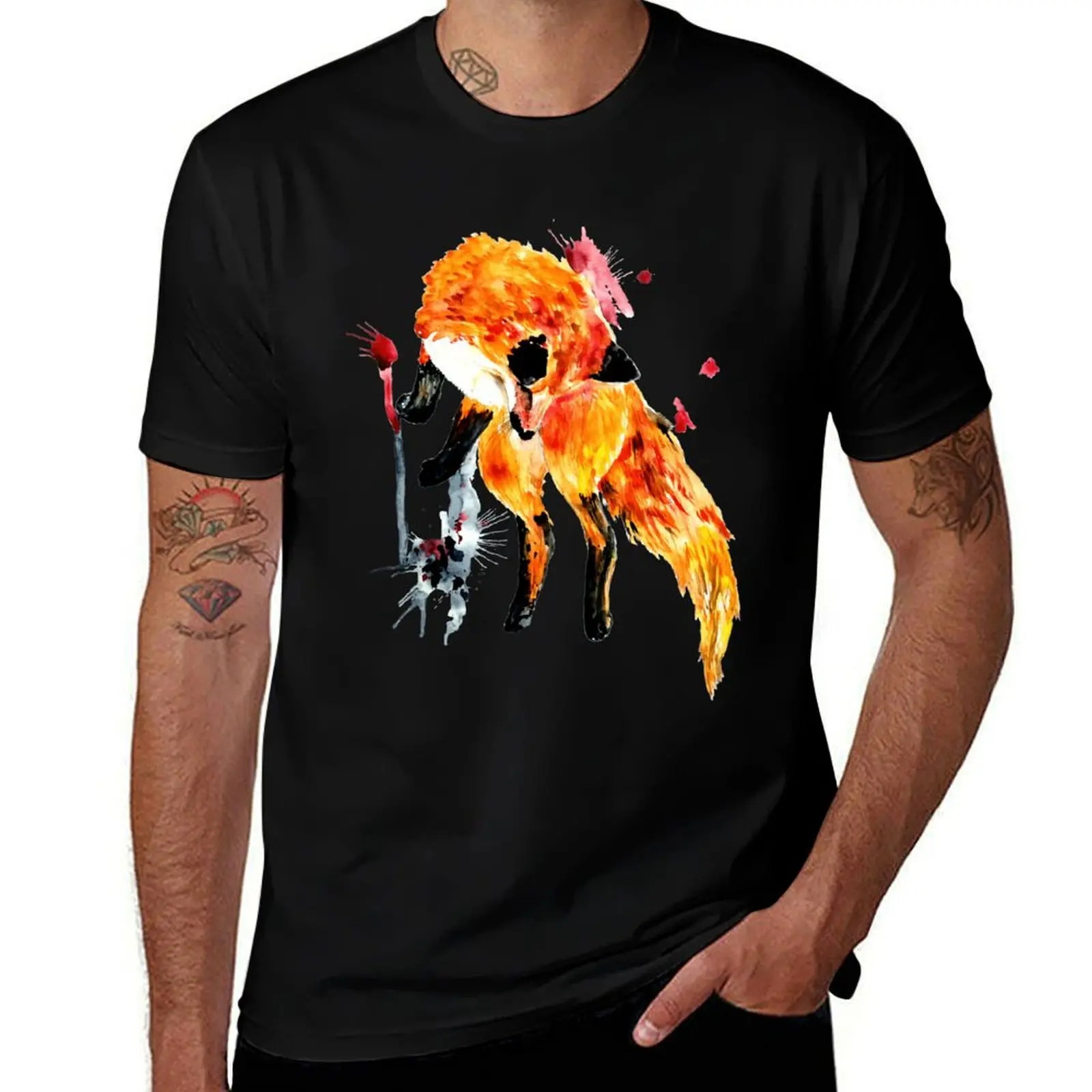 jumping fox T-Shirt Tough Fabric Work Tee T-Shirt