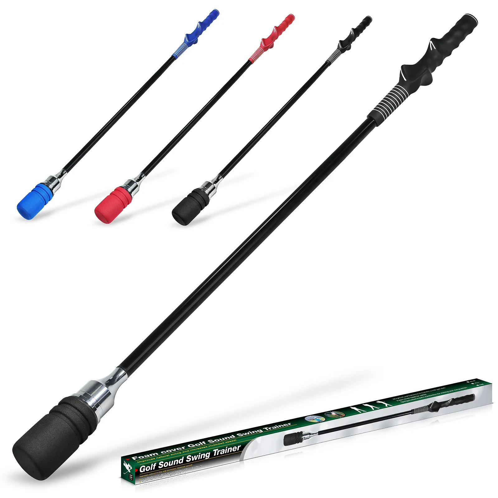 Golf Swing Trainer Golf Training Swing Aid Golf Grip Trainer Golf Swing Aid for Warm Up Improve Impact Master Tempo Golf Gifts