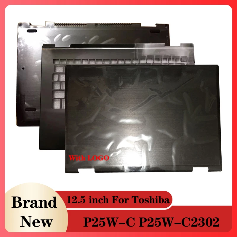 

NEW For Toshiba P25W-C P25W-C2302 Laptop LCD Back Cover/Palmrest/Bottom Case Computer Case Black