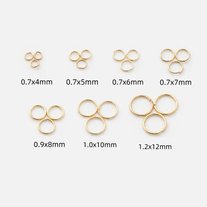 200 teile/los 3-12mm Jump Split Ringe Anschlüsse Schmuck Machen Materialien DIY Zubehör Liefert Für Schmuck Finden Großhandel – Detail 7