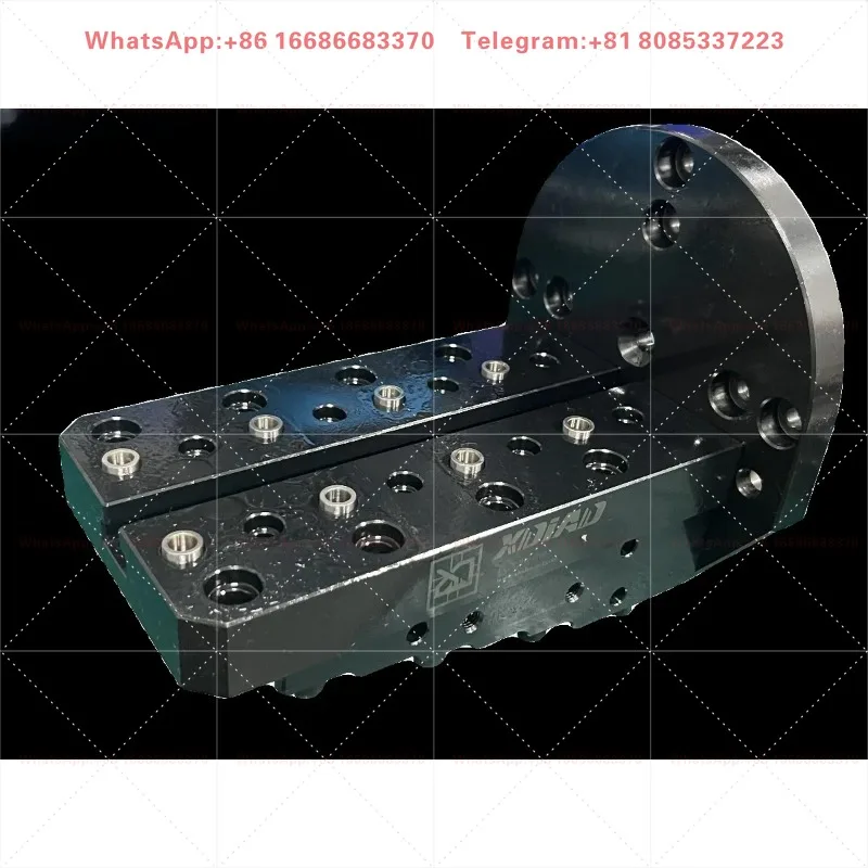 Four axis bridge slab, single side L plate with T-shaped groove, arbitrary installation, self centering vise