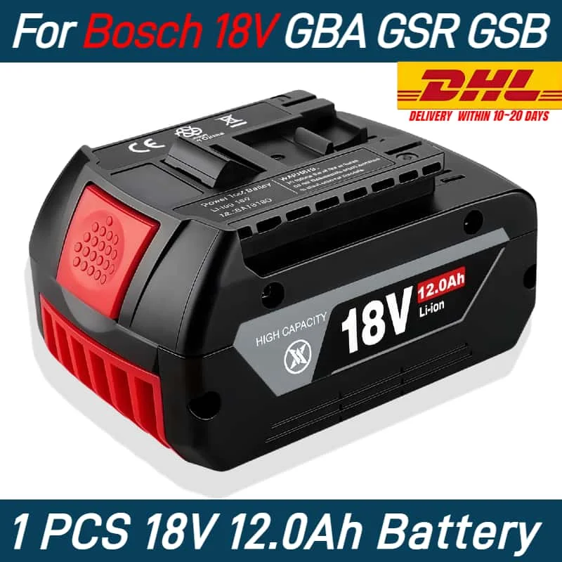 

18V 10.0Ah Battery Original for Bosch 18V Professional GBA GBH GSR GSB BAT618 BAT609 BAT620✅ Replacement For Bosch battery