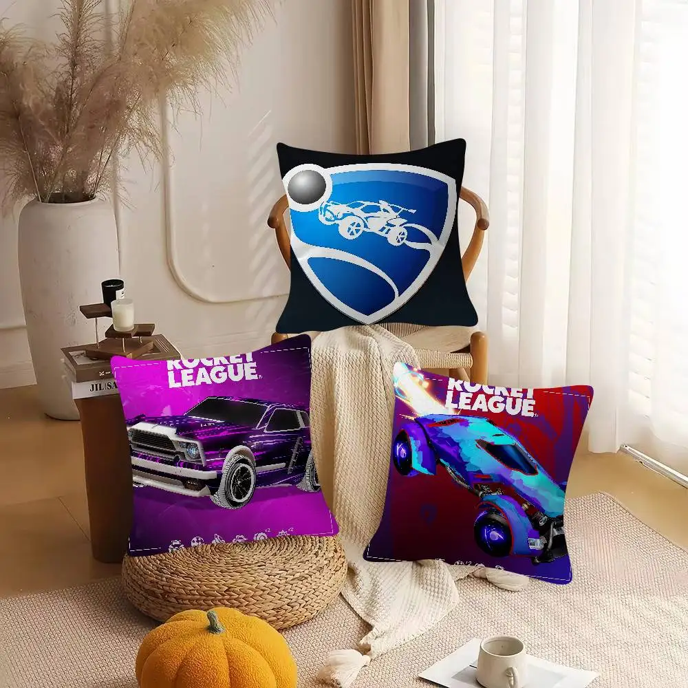 Game Rocket League Cute Cartoon Two-dimensional Pillowcase Bedroom Sofa Cushion Cover Nap Pillow Cover