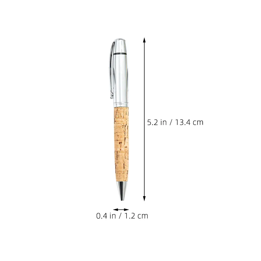 

3 Pcs Simulated Wooden Ballpoint Pen Pens Metal Pin Beautiful Practical Office Work