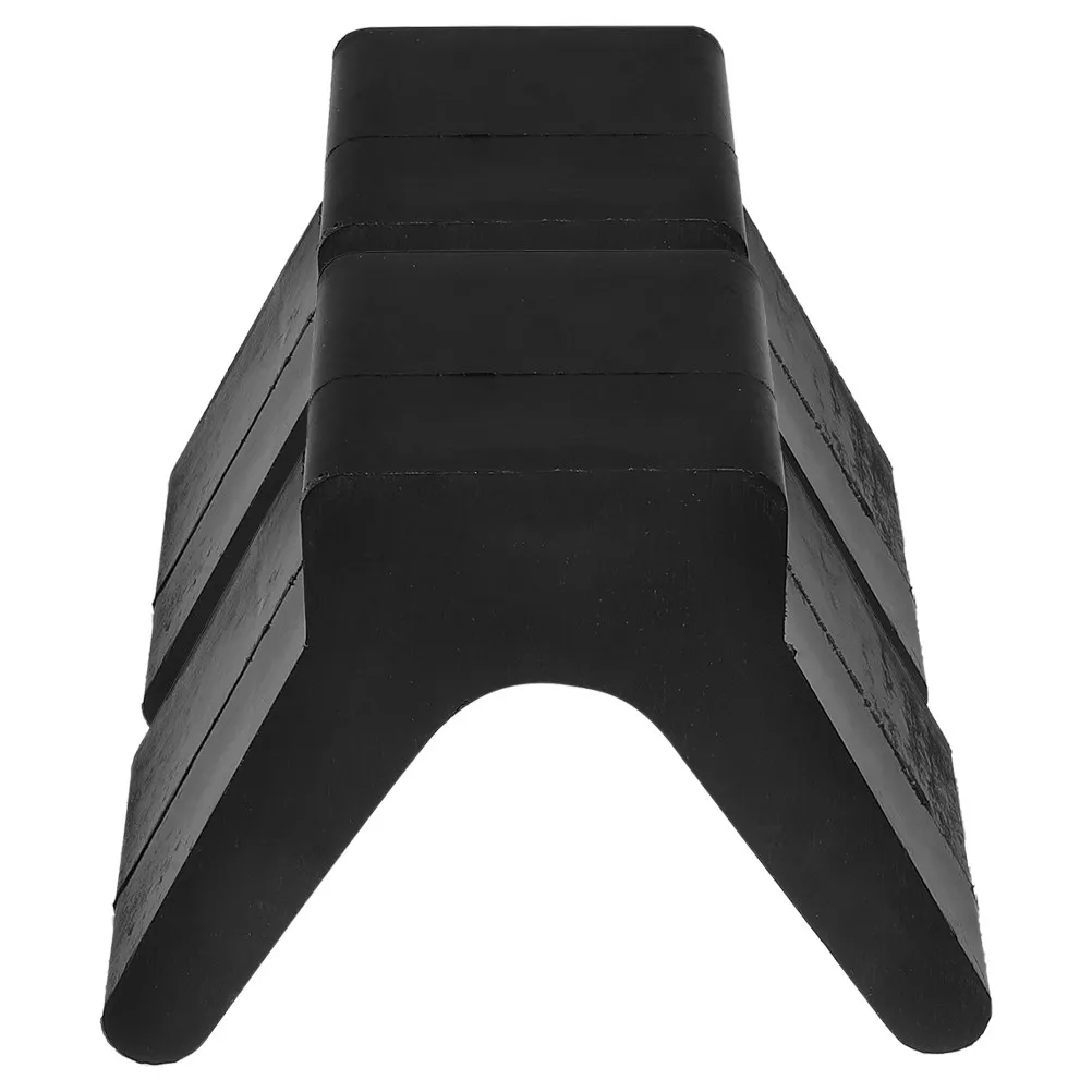 

2Pcs Rubber V-Shape Bow Stop Block for Boat Trailer Marine Yacht Kayak Support Docking Transportation Parts Rubber Trailer Stop
