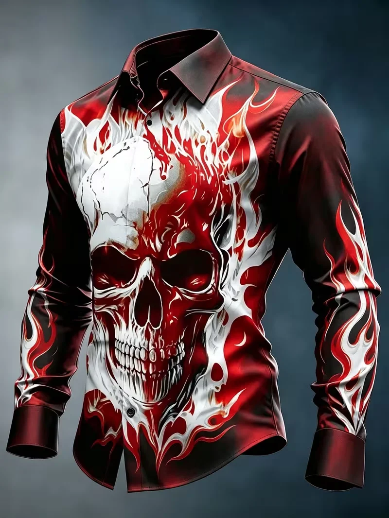 New Sunflower Countryside Oil Painting 3D Printed Shirt Sunshine Healing High Drop Men's Long Sleeve Shirt
