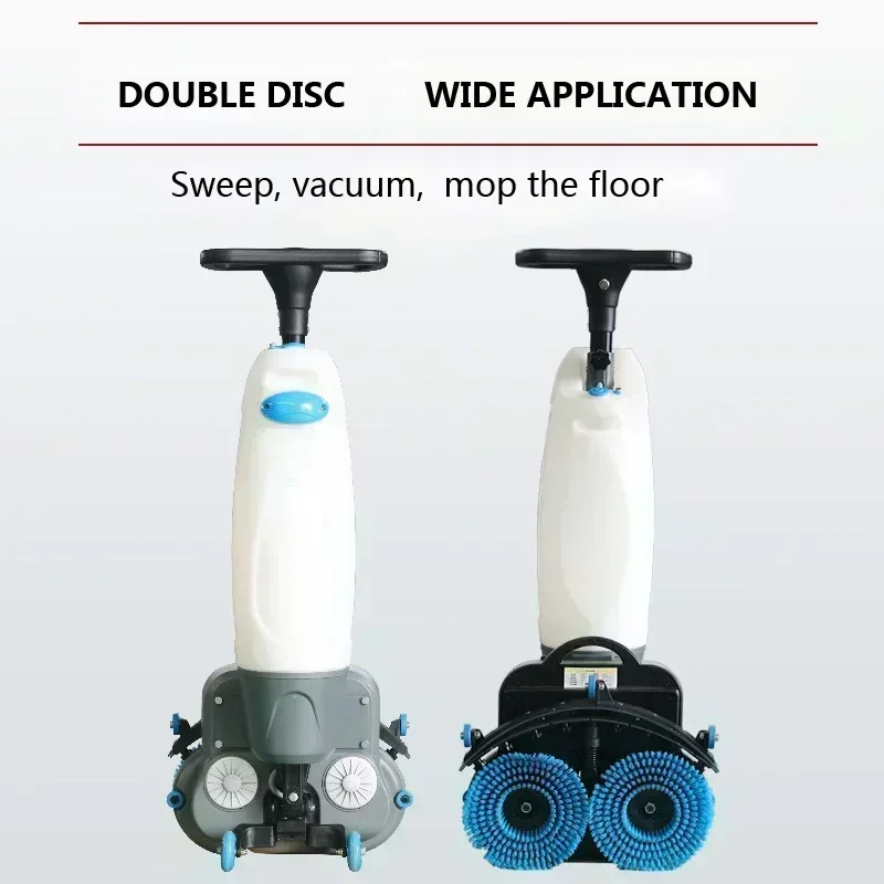 'Hard floor scrubber, broom, household factory floor scrubber