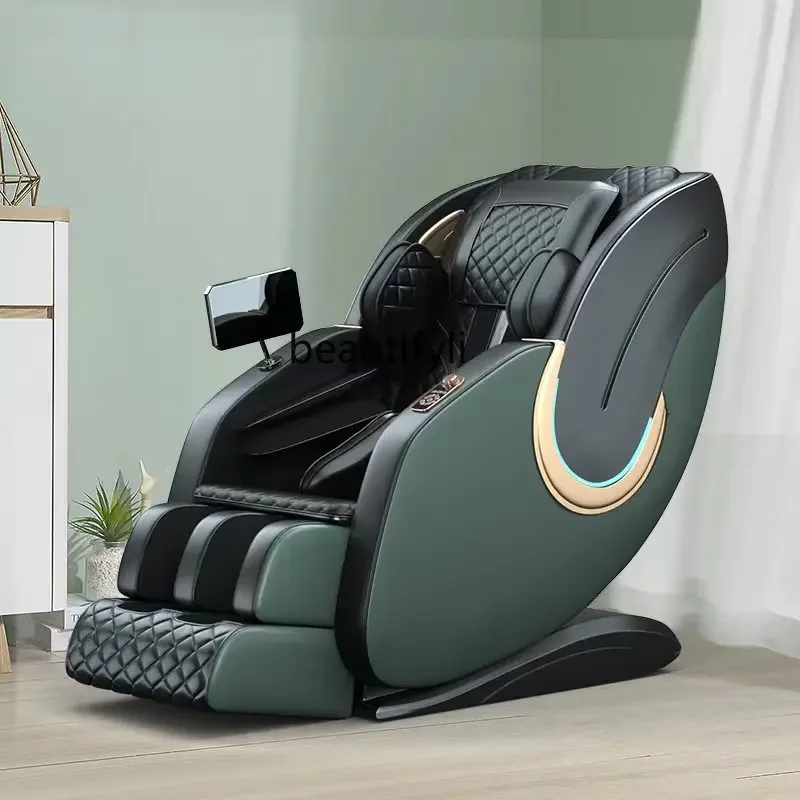 

commercial massage chair for middle-aged and elderly, fully automatic zero-gravity travel chair home jade movement cabin