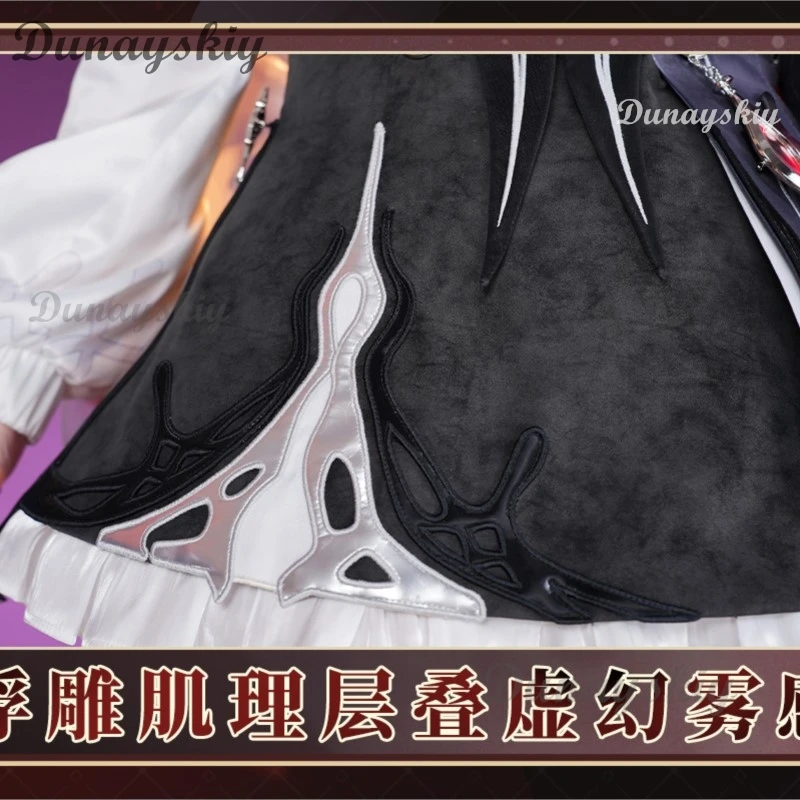 BHonkai Star Rail March 7th Evernight Cosplay Character Outfit Set Sexy Anime Dress Halloween Kawaii Game Role Play