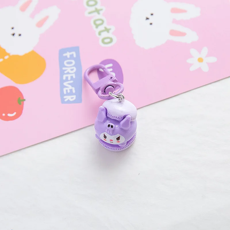 Cute Sanrio Kuromi Melody Cinnamoroll Hello Kitty Keychain Sweet Pendant Student Girlfriend Gift