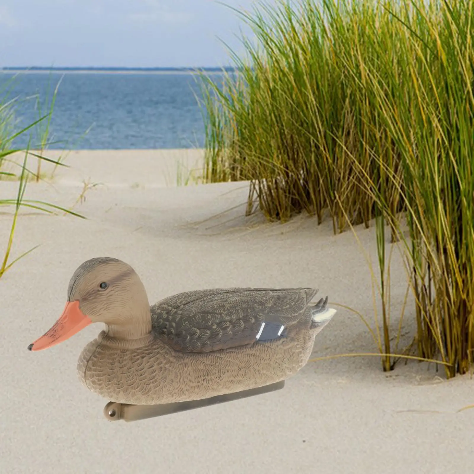 1Pc PE Lifelike Floating Duck Decoy Durable 3D Simulation Hunting Duck for Garden Yard Decoy Pool Lawn Ornament