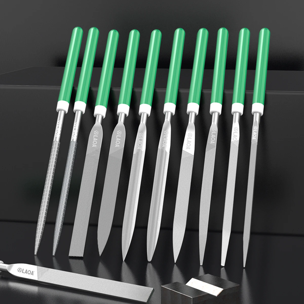 LAOA Small File Set 6PCS 10PCS Diamond File Tool for Jewelry Making Steel Wood DIY Craft Hobby Filing